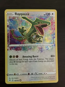 Pokemon TCG Rayquaza Amazing Rare Vivid Voltage 138/185 - Image 2