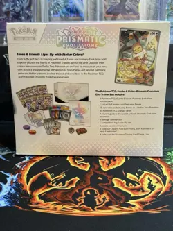 Pokemon Scarlet & Violet: Prismatic Evolutions ETB Sealed Elite Trainer Box - Image 3