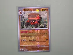 Crustle 052/086 Pokeball Pattern Pokemon TCG Black Bolt Near Mint - Image 1