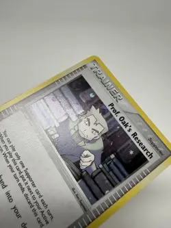 Pokemon Prof. Oak’s Research 98/112 Reverse Holo EX FireRed LeafGreen - Image 3