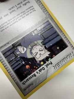 Pokemon Prof. Oak’s Research 98/112 Reverse Holo EX FireRed LeafGreen - Image 4
