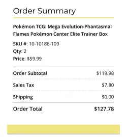 Pokemon Center Phantasmal Flames ETB ✅CONFIRMED ORDER ✅ (LOT OF 2) - Image 2