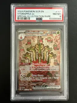 Hydrapple EX SIR 167/142 PSA 8 (Easy Upgrade) Stellar Crown Pokemon - Image 1