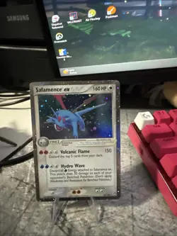 Pokemon TCG Salamence EX Power Keepers Holo Card 96/108 - Image 1