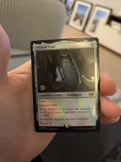 MTG Mithril Coat Prerelease Card - Image 1