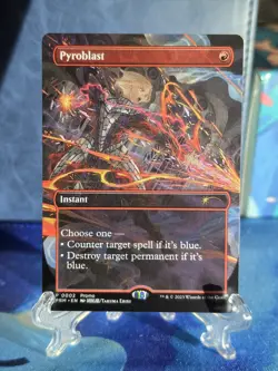 Pyroblast Magic MTG 0002 PRM Promo EA Near Mint Card - Image 1