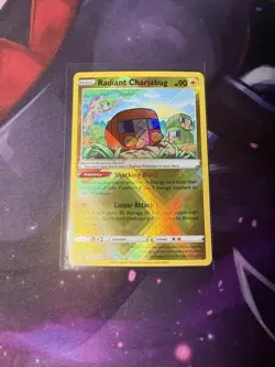 Pokemon TCG Radiant Charjabug Holo Card SWSH Crown Zenith, 051/159, Radiant Rare - Image 1