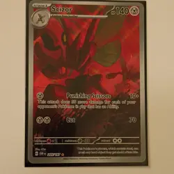 Pokemon TCG 3-Card Lot: Galarian Moltres, Lucario VSTAR, Scizor Holo (2023) - Image 4