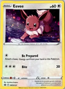 Eevee - SWSH127 - SWSH: Sword & Shield Promo Cards - Promo - NM - Image 1