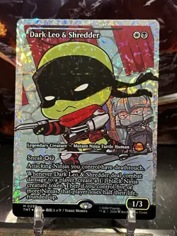 MTG | Dark Leo And Shredder [TMT] ✨Fracture FOIL✨ - Image 1