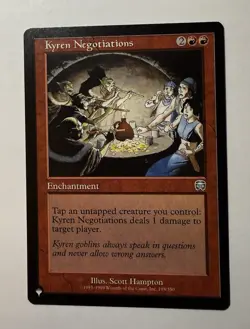 Kyren Negotiations - 198/350 - The List Reprints - Mystery Booster 2 MTG - NM/M - Image 1
