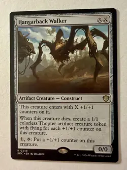 Hangarback Walker #348 (NM) Commander: Secrets of Strixhaven SOC Magic MTG - Image 1