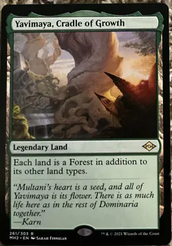 Yavimaya, Cradle of Growth - MTG - Modern Horizons 2 - Image 1