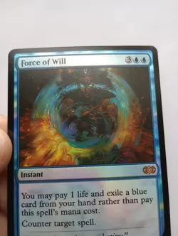 MTG - 1x Force of Will - Foil - Double Masters - NM - Image 2