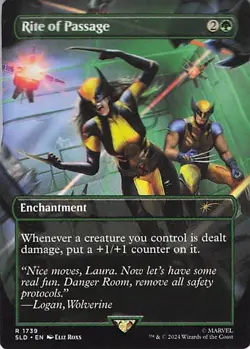 Secret Lair Drop Series #1739 Rite of Passage - Damaged Creased Corner - Image 1