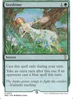 Mystery Booster 2 #73 Seedtime (White Border) - Image 1