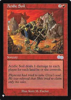 Urza's Saga #172 Acidic Soil - Image 1