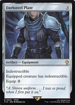 Commander: FINAL FANTASY #342 Darksteel Plate - Image 1