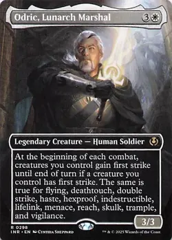 Innistrad Remastered #298 Odric, Lunarch Marshal (Borderless) - Image 1