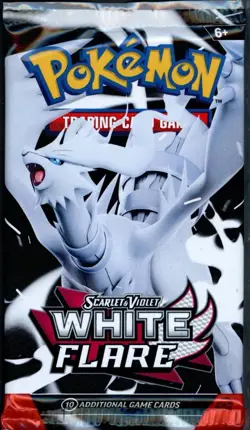 Pokemon SV White Flare Booster Pack - 10 Cards / Pack - SEALED - Image 1