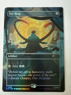 MTG: Spider-Man Secret Lair #1988 Sol Ring - Image 1
