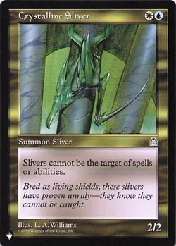 Crystalline Sliver The List Reprints Magic: The Gathering Near Mint - Image 1