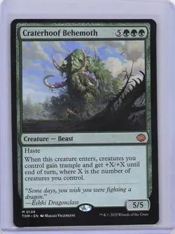 Tarkir: Dragonstorm #138 Craterhoof Behemoth - Image 1