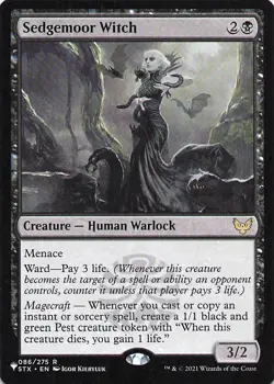 Promo Pack: Strixhaven #86 Sedgemoor Witch - Image 1