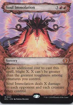 Lorwyn Eclipsed #321 Soul Immolation (Showcase) - Image 1