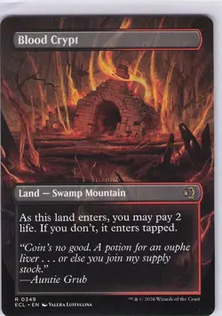 Lorwyn Eclipsed #349 Blood Crypt (Borderless) MTG - Image 1