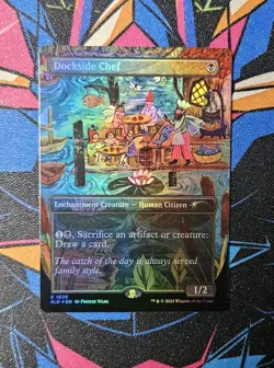 Dockside Chef NM Rainbow Foil 1629 MTG Secret Lair Drop Unplayed Magic Gathering - Image 1