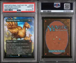 PSA 10 2025 MTG FINAL FANTASY 0568 TRAVELING CHOCOBO TRACK FOIL - Image 3