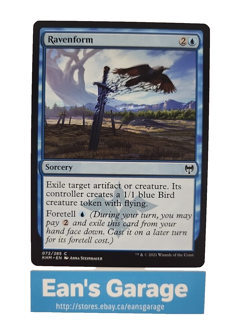 Magic: The Gathering Ravenform 072/285 KHM Kaldheim common - Mint - Image 1