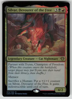 Silvar, Devourer of the Free Foil M Commander 2020 15 NM - Image 1