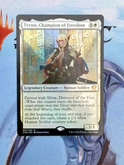 Trynn, Champion of Freedom Commander 2020 Foil Mythic - Image 1