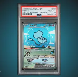 2024 POKEMON PALDEAN FATES MEW EX #232 SIR PSA 10! - Image 1
