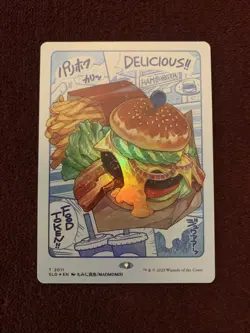 Food Token (2011) (Rainbow Foil) Secret Lair Drop Foil - Image 1