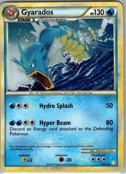 Gyarados 4/123 Holo HeartGold SoulSilver - Pokemon Card - NM - Image 1