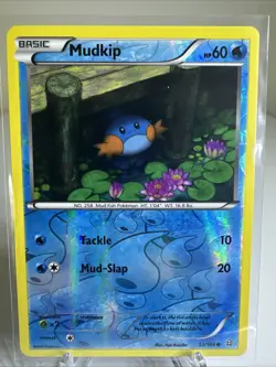 Mudkip 33/160 XY - Primal Clash Reverse Holo Pokemon TCG Lightly Played - Image 1