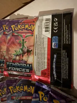 Pokemon TCG Scarlet & Violet Temporal Forces Booster Packs Lot of 13 - Image 2