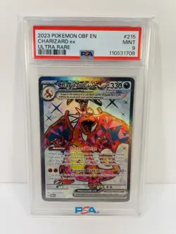Pokemon TCG - Charizard EX - 215-197 - PSA 9 - Holo - 2023 - Image 1