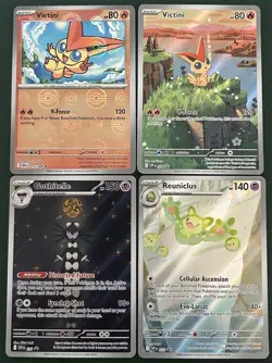 Pokemon TCG Black Bolt White Flare SVP Promo Lot - Victini Gothitelle Reuniclus - Image 1