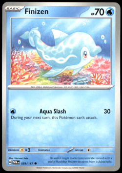 Finizen Regular 059/167 TWM SV06: Twilight Masquerade Pokemon TCG NM - Image 1