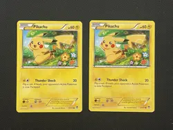 (2x) Pikachu 27/111 Furious Fists Pokemon TCG MP - Image 1