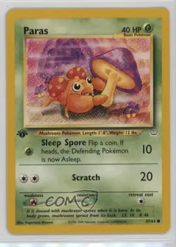 Paras 1st Ed. Pokemon Neo Revelation #47 2001 - Image 1
