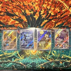 Pokemon gem pack 3 Holo Full Art Lot 4: Ceruledge Morpeko Mimikyu Meowth - Image 1