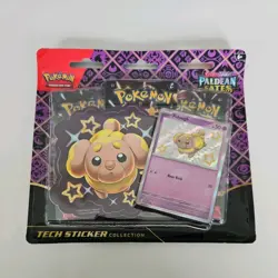 Paldean Fates Tech Sticker Triple Pack Blister - Fidough Promo - Pokemon TCG - Image 1