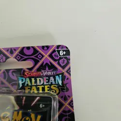 Paldean Fates Tech Sticker Triple Pack Blister - Fidough Promo - Pokemon TCG - Image 4