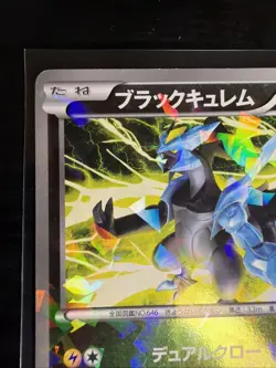 2013 Pokemon Japanese Black Kyurem 216/BW-P Promo Cracked Ice Holo HP - Image 2