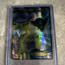 Pokemon TCG Raikou EX Full Art Holo Ultra Rare Dark Explorers 105/108 2012 EN - Image 1
